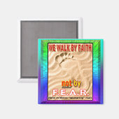 信仰の磁石で歩く マグネット (正面/裏面)