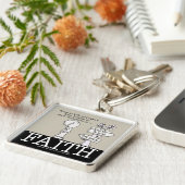 信仰の礎 キーホルダー (側面)