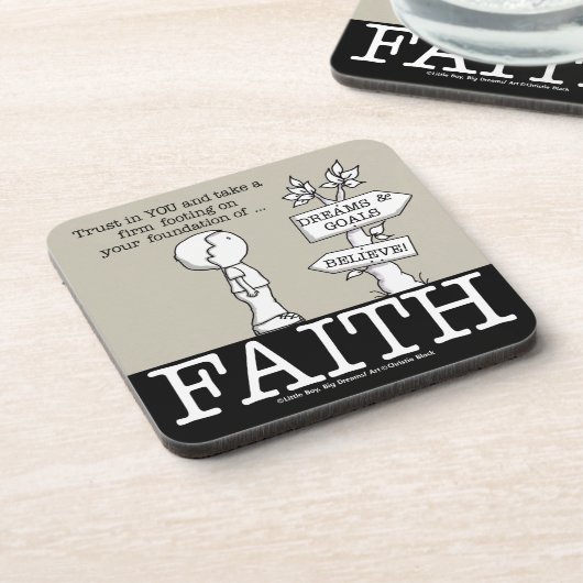 信仰の礎 コースター (左側)