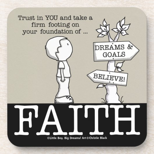 信仰の礎 コースター (正面)