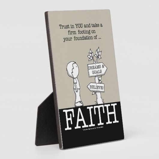 信仰の礎 フォトプラーク (側面)