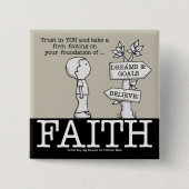 信仰の礎 缶バッジ (正面)
