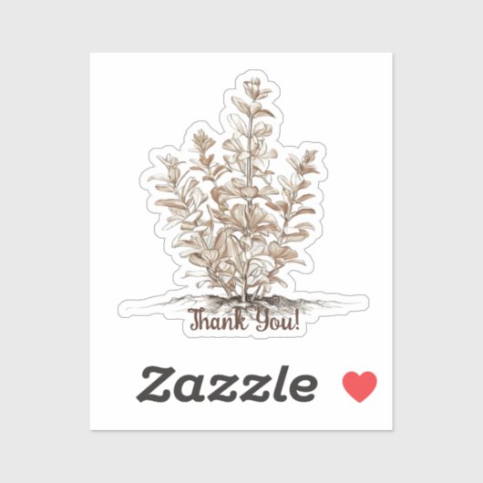 信仰の種を植えるクリスチャン庭師 シール (シート)