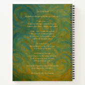 「信仰の第一種」スパイラルノート ノートブック (裏面)