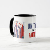 信仰の統一：愛国心 マグカップ (正面左)