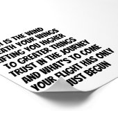 信仰の翼ミニ感動的詩 ポスター (角)