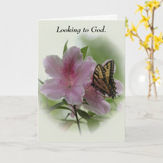 信仰の翼 カード (黄色い花)