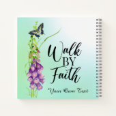 信仰の聖句によって歩く ノートブック (裏面)