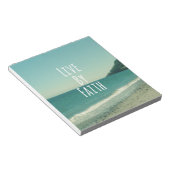 信仰の聖句によって生きる ノートパッド (アングル)