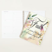 信仰の聖句ヘブル11:1水の色 プランナー手帳 (ディスプレー)