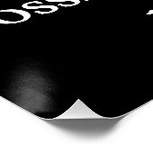 信仰の聖句ルカ1:37ポスター ポスター (コーナー)