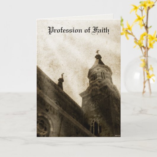 信仰の職業 カード (黄色い花)