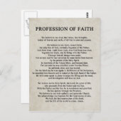 信仰の職業 ポストカード (正面/裏面)