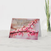 信仰の花が花生の想いカード カード (正面)