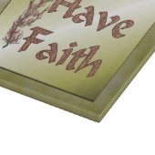 信仰の花の木を持感動的つ カッティングボード (角)