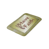 信仰の花の木を持感動的つ バスマット (アングル)