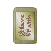 信仰の花の木を持感動的つ バスマット (正面縦)