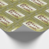 信仰の花の木を持感動的つ ラッピングペーパー (角)