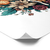 信仰の花は宗教クリスチャンを越える ポスター (角)