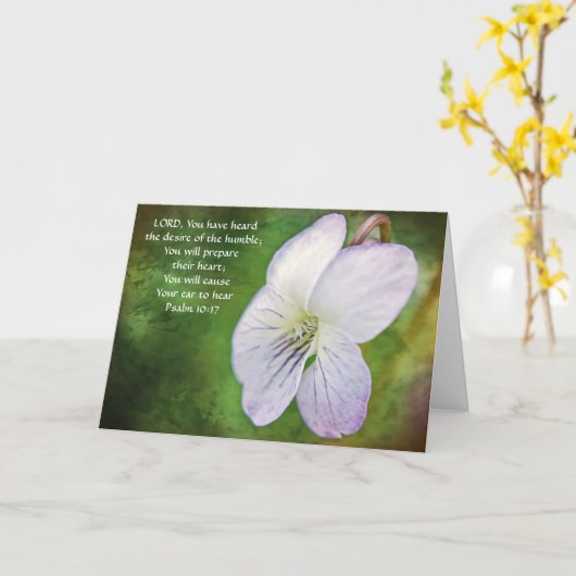 信仰の花ミカ7:7ノートカード カード (黄色い花)