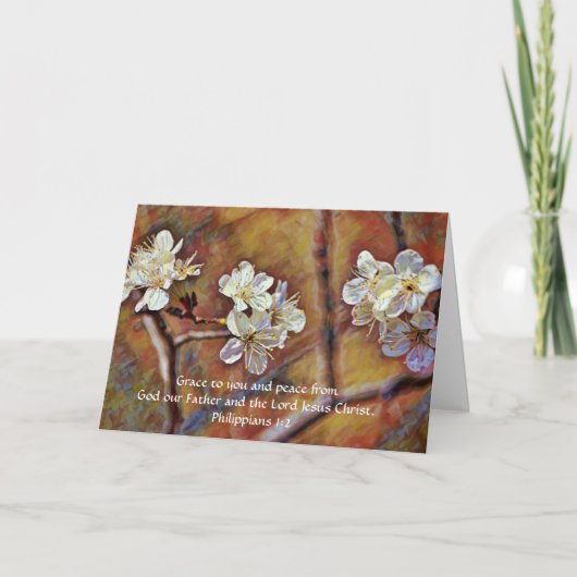 信仰の花花こんにちは想いカード カード (正面)