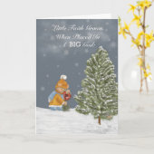 「信仰の芽は小さく育つ」- M. Marie Art によるホリデーカード カード (黄色い花)