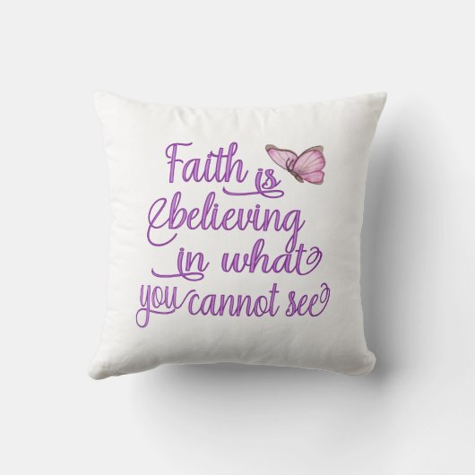 信仰の蝶 クッション (裏面)