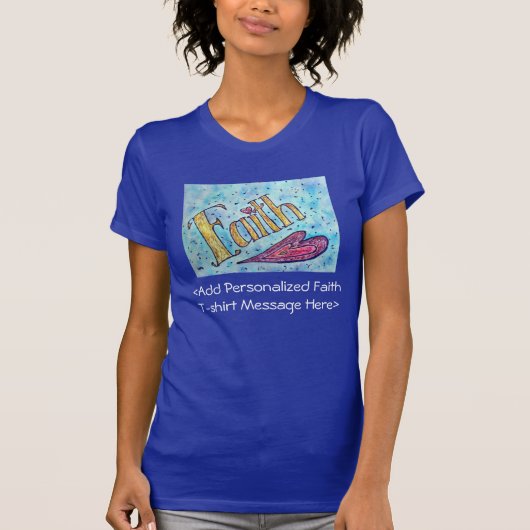 信仰の言葉感動的シャカスタマイズツ Tシャツ (正面)