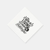 信仰の証キリスト教のモチベーション聖書引用 スタンダードカクテルナプキン (角)