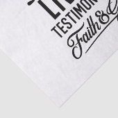 信仰の証 キリスト教のモチベーションに使える聖書の一節 薄葉紙 (詳細)