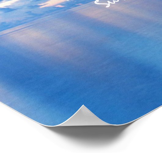 信仰の詩篇は戦士の信条 ポスター (角)