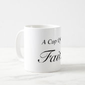 信仰の賜物のカップ コーヒーマグカップ (正面左)