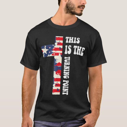 信仰の転換点デザイン Tシャツ (正面)