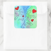 信仰の願い スクエアシール (バッグ)