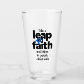 信仰の飛躍と信じ...マグ タンブラーグラス (正面)
