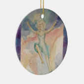 信仰の飛躍ジャンプ女フェミニン性Mジラール セラミックオーナメント (右)