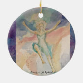 信仰の飛躍ジャンプ女フェミニン性Mジラール セラミックオーナメント (裏面)