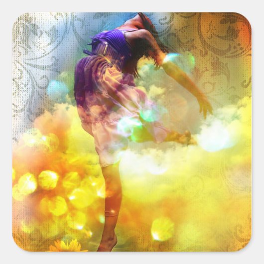 信仰の飛躍 スクエアシール (正面)