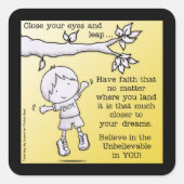 信仰の飛躍 スクエアシール (正面)