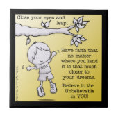 信仰の飛躍 タイル (正面)