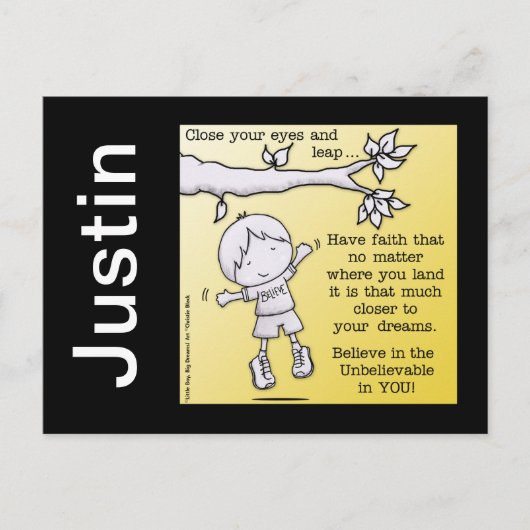 信仰の飛躍 ポストカード (正面)