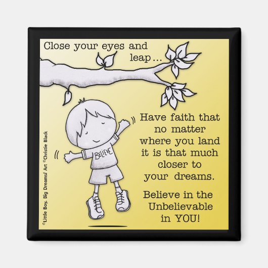 信仰の飛躍 マグネット (正面)