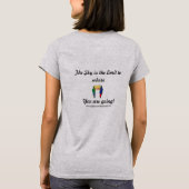 信仰のTシャツの黒人女性 Tシャツ (裏面)