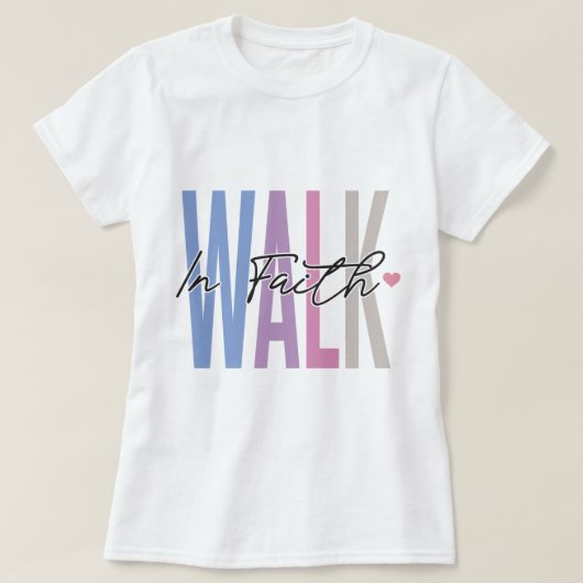 信仰のT感動的シャツデザイン Tシャツ (デザイン正面)