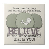 信仰はあなたを安心させる タイル (正面)