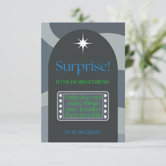 信仰は不可能を可能にする (スタンド正面)