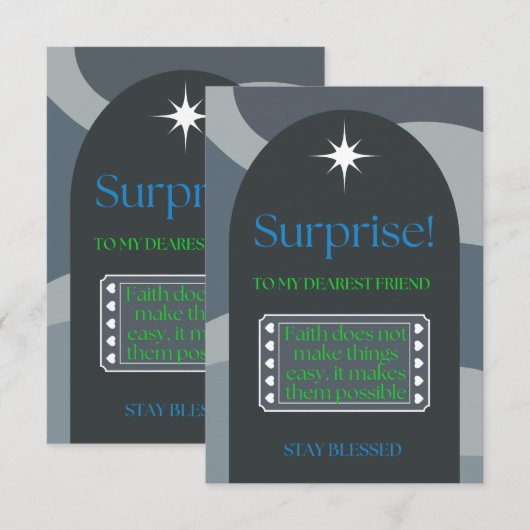 信仰は不可能を可能にする (正面/裏面)