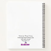 信仰は大胆な大理石のジャーナル・ノート ノートブック (裏面)