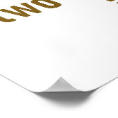 信仰は始まりである – 統一引用文 ポスター (角)