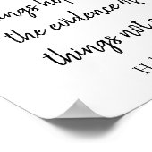 信仰は実体である ポスター (角)